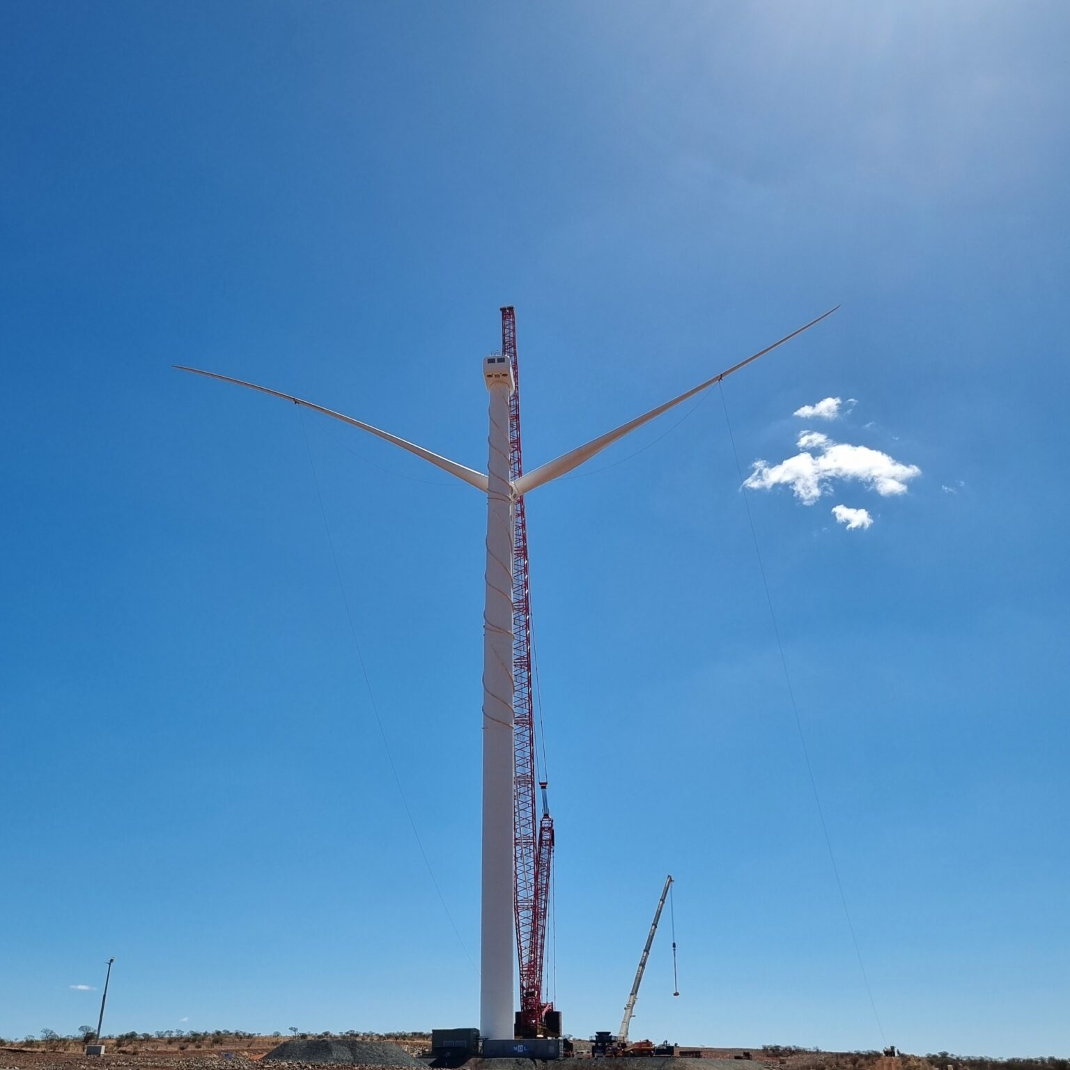 2nd Wind Turbine Up At Bellevue